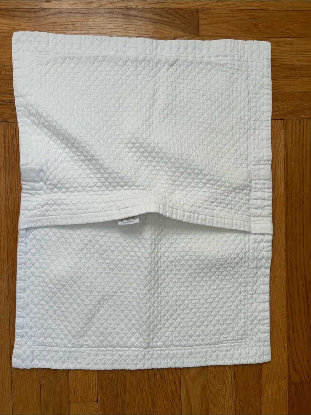 Restoration Hardware White Quilted Pillow Shams (2)